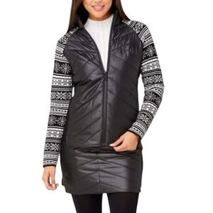 Krimson Klover | Women's Switchback Jacket Full Zip in Black Holiday Size M NWT